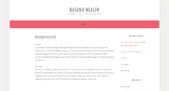 Desktop Screenshot of basenjihealth.org